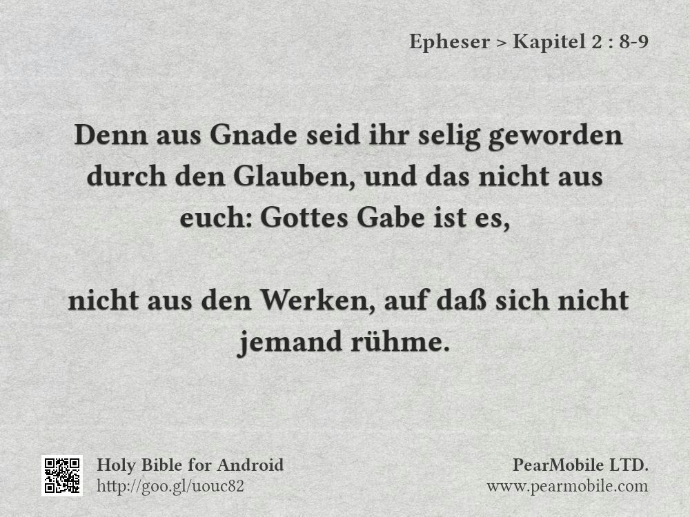 Epheser, Kapitel 2:8-9